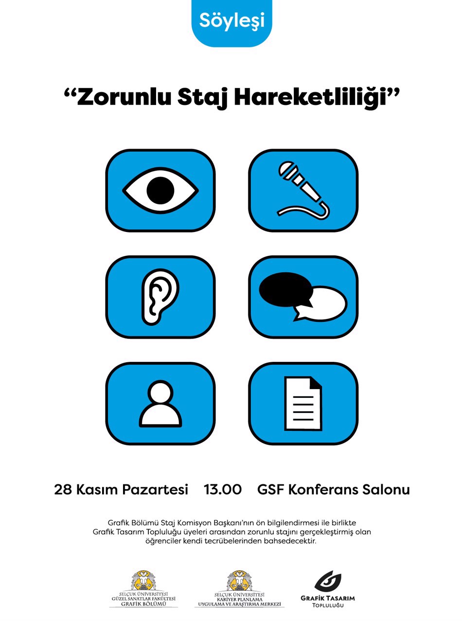 "Zorunlu Staj Hareketliliği" Söyleyişi Gerçekleştirildi